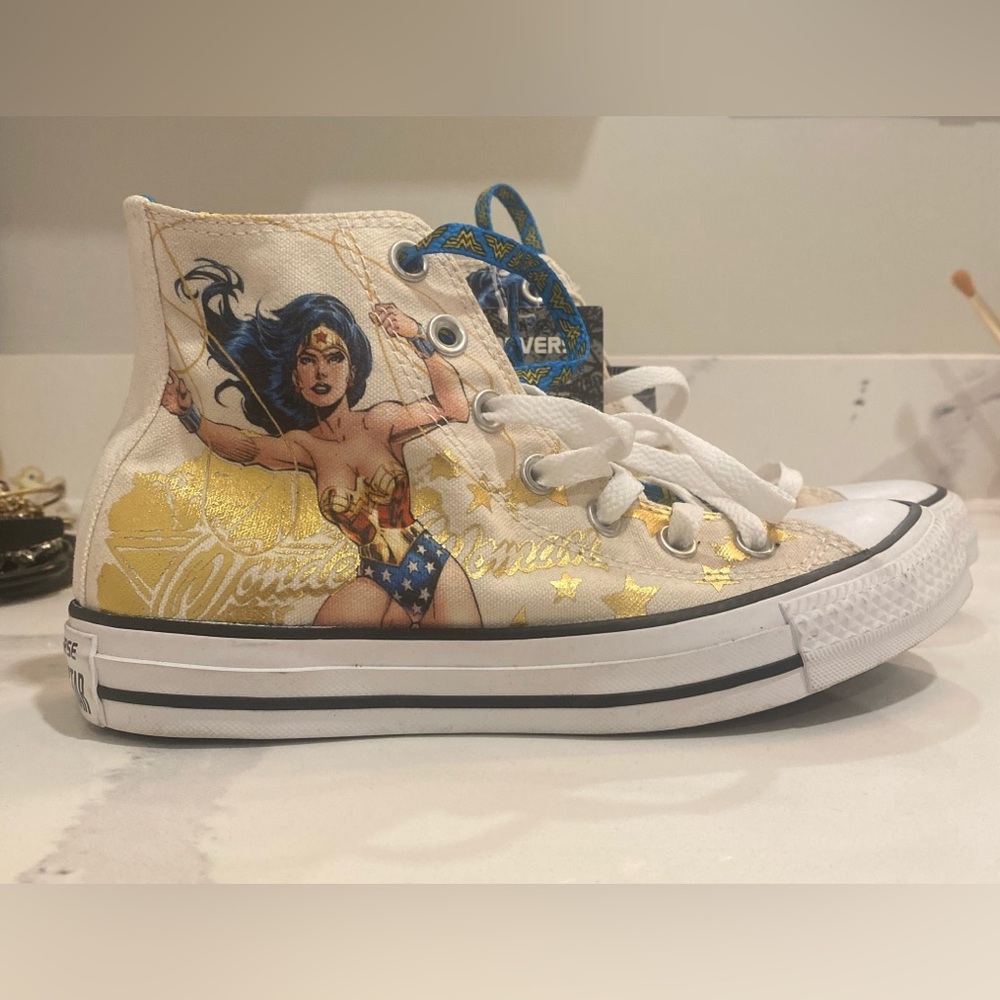 Converse High-Top Sneakers - Limited Edition Wonder Woman All Star